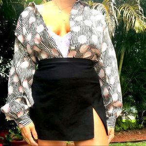 Vintage pattern dress shirt